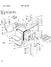 Body Section parts for Kenmore Range 119.7408110 (1197408110, 119 7408110) from AppliancePartsPros.com