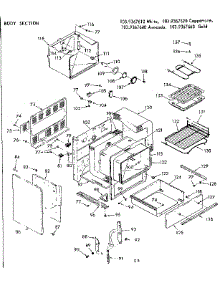 Body Section parts for Kenmore Range 103.9367640 (1039367640, 103 9367640) from AppliancePartsPros.com
