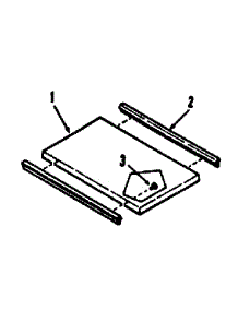 Optional Griddle / Grill Cover Module Kit 4998510 parts for Kenmore Range 911.4688611 (9114688611, 911 4688611) from AppliancePartsPros.com