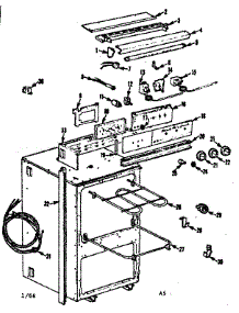 Control Section parts for Kenmore Range 103.4056590 (1034056590, 103 4056590) from AppliancePartsPros.com
