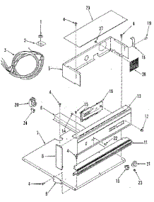 Control Panel Section parts for Kenmore Range 278.4228892 (2784228892, 278 4228892) from AppliancePartsPros.com