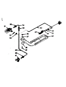 Upper Oven Burner Section parts for Kenmore Range 103.7857060 (1037857060, 103 7857060) from AppliancePartsPros.com