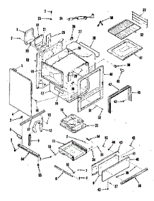 Lower Body Section parts for Kenmore Range 911.7878310 (9117878310, 911 7878310) from AppliancePartsPros.com