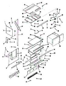 Upper Oven Pedestal Section parts for Kenmore Range 911.7878310 (9117878310, 911 7878310) from AppliancePartsPros.com