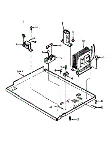 Microwave Parts parts for Kenmore Range 911.7878310 (9117878310, 911 7878310) from AppliancePartsPros.com