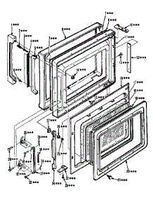 Door Parts parts for Kenmore Range 911.7878310 (9117878310, 911 7878310) from AppliancePartsPros.com
