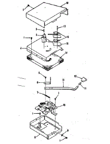 Illustration For Power Lock Section parts for Kenmore Range 911.7358610 (9117358610, 911 7358610) from AppliancePartsPros.com