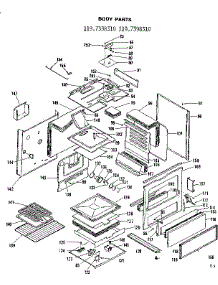 Body Parts parts for Kenmore Range 119.7398310 (1197398310, 119 7398310) from AppliancePartsPros.com