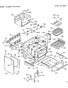Body Section parts for Kenmore Range 103.9367614 (1039367614, 103 9367614) from AppliancePartsPros.com