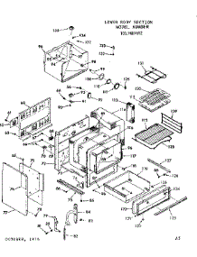 Lower Body Section parts for Kenmore Range 103.9887612 (1039887612, 103 9887612) from AppliancePartsPros.com