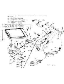Top Burner Section parts for Kenmore Range 103.7737000 (1037737000, 103 7737000) from AppliancePartsPros.com
