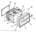 Illustration And Parts List For Oven Door Section