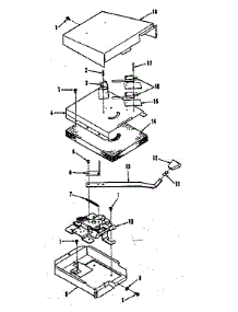 Illustration For Power Lock Section parts for Kenmore Range 911.7318511 (9117318511, 911 7318511) from AppliancePartsPros.com