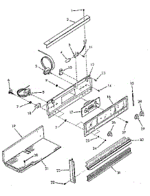 Control Panel parts for Kenmore Range 278.3288690 (2783288690, 278 3288690) from AppliancePartsPros.com