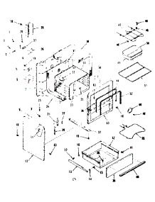 Body Section parts for Kenmore Range 911.9108610 (9119108610, 911 9108610) from AppliancePartsPros.com