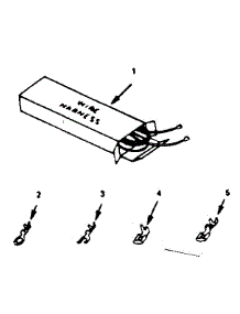 Wire Harnesses And Components parts for Kenmore Range 911.9108610 (9119108610, 911 9108610) from AppliancePartsPros.com
