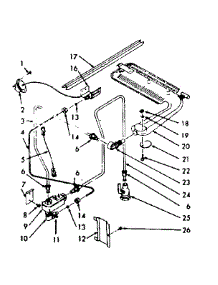 Burner Section parts for Kenmore Range 103.3227001 (1033227001, 103 3227001) from AppliancePartsPros.com