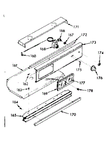 Control Panel Section parts for Kenmore Range 103.3227001 (1033227001, 103 3227001) from AppliancePartsPros.com