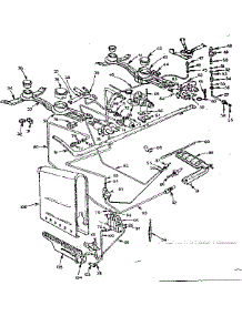 Burner Section parts for Kenmore Range 103.642510 (103642510, 103 642510) from AppliancePartsPros.com