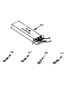 Wire Harnesses And Components parts for Kenmore Range 103.9747361 (1039747361, 103 9747361) from AppliancePartsPros.com