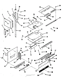 Upper Oven Pedestal Section parts for Kenmore Range 911.7808512 (9117808512, 911 7808512) from AppliancePartsPros.com