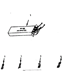 Wire Harnesses And Components parts for Kenmore Range 911.7808512 (9117808512, 911 7808512) from AppliancePartsPros.com
