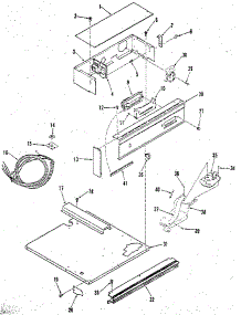 Control Panel Section parts for Kenmore Range 278.4038814 (2784038814, 278 4038814) from AppliancePartsPros.com