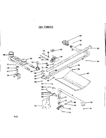 Oven And Top Burner Section parts for Kenmore Range 119.7188211 (1197188211, 119 7188211) from AppliancePartsPros.com