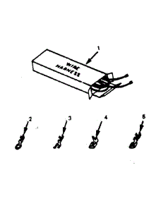 Wire Harnesses And Components parts for Kenmore Range 911.9858710 (9119858710, 911 9858710) from AppliancePartsPros.com