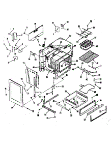Lower Body Section parts for Kenmore Range 911.9858710 (9119858710, 911 9858710) from AppliancePartsPros.com