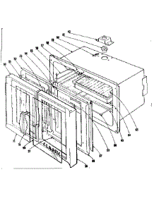 Oven Section parts for Kenmore Range 101.913634 (101913634, 101 913634) from AppliancePartsPros.com