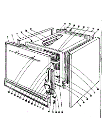 Lower Oven Section parts for Kenmore Range 101.913634 (101913634, 101 913634) from AppliancePartsPros.com