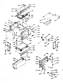 Upper Oven Section parts for Kenmore Range 103.9707040 (1039707040, 103 9707040) from AppliancePartsPros.com
