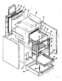 Body Section parts for Kenmore Range 119.7236700 (1197236700, 119 7236700) from AppliancePartsPros.com