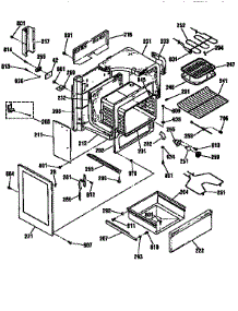 Body Section parts for Kenmore Range 911.95869790 (91195869790, 911 95869790) from AppliancePartsPros.com