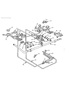 Burner Section parts for Kenmore Range 103.715620 (103715620, 103 715620) from AppliancePartsPros.com