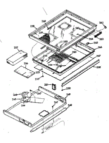 Main Top Cook Surface parts for Kenmore Range 103.9377221 (1039377221, 103 9377221) from AppliancePartsPros.com