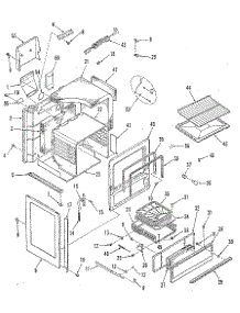 Body Section parts for Kenmore Range 911.3618890 (9113618890, 911 3618890) from AppliancePartsPros.com