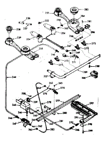 Burner Section parts for Kenmore Range 103.7277360 (1037277360, 103 7277360) from AppliancePartsPros.com
