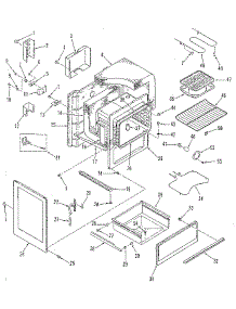 Body Section parts for Kenmore Range 911.9108810 (9119108810, 911 9108810) from AppliancePartsPros.com