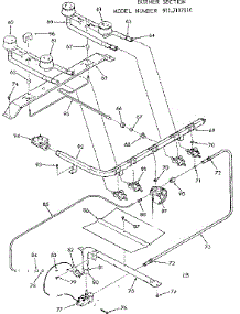 Burner Section parts for Kenmore Range 911.7117810 (9117117810, 911 7117810) from AppliancePartsPros.com