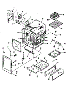 Body Section parts for Kenmore Range 911.7388811 (9117388811, 911 7388811) from AppliancePartsPros.com