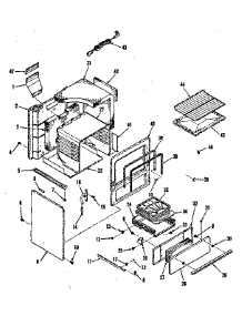 Body Section parts for Kenmore Range 911.7108510 (9117108510, 911 7108510) from AppliancePartsPros.com