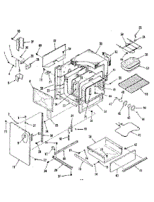 Lower Body Section parts for Kenmore Range 911.9858511 (9119858511, 911 9858511) from AppliancePartsPros.com