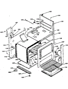 Body Section parts for Kenmore Range 119.7438810 (1197438810, 119 7438810) from AppliancePartsPros.com