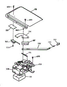 Door Lock parts for Kenmore Range 911.93351590 (91193351590, 911 93351590) from AppliancePartsPros.com