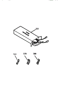 Wire Harnesses And Components parts for Kenmore Range 911.93351590 (91193351590, 911 93351590) from AppliancePartsPros.com