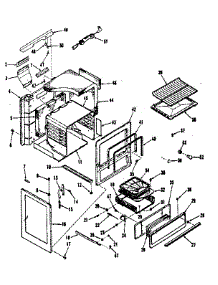 Body Section parts for Kenmore Range 911.7128810 (9117128810, 911 7128810) from AppliancePartsPros.com