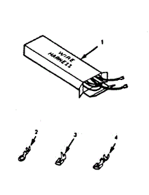 Wire Harness And Components parts for Kenmore Range 911.7128810 (9117128810, 911 7128810) from AppliancePartsPros.com