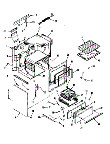 Body Section parts for Kenmore Range 911.7258510 (9117258510, 911 7258510) from AppliancePartsPros.com
